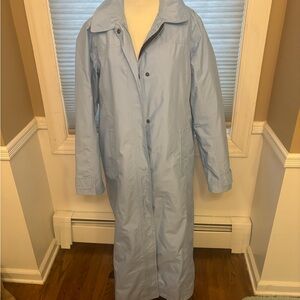 L.L. Bean Women's Light Blue Trench Coat